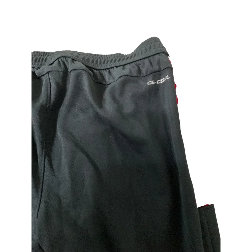 Capelli Sport Mens Soccer Training Pants Black Red White Tapered Joggers Medium